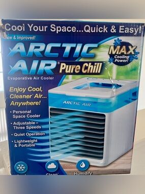 Arctic Air Pure Chill Personal Evaporative Cooler - Blue/White